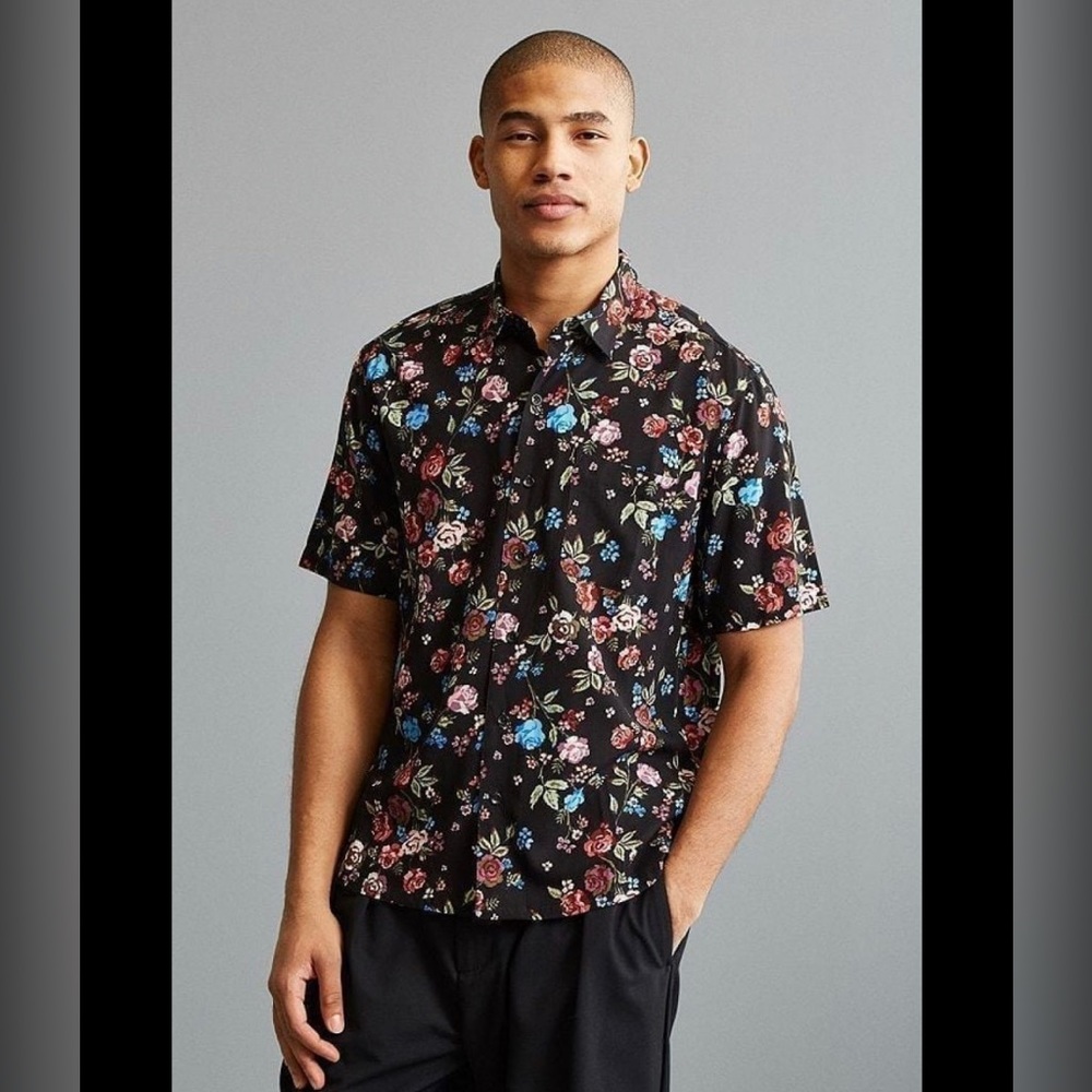 Urban Outfitters Lightweight Floral Shirt